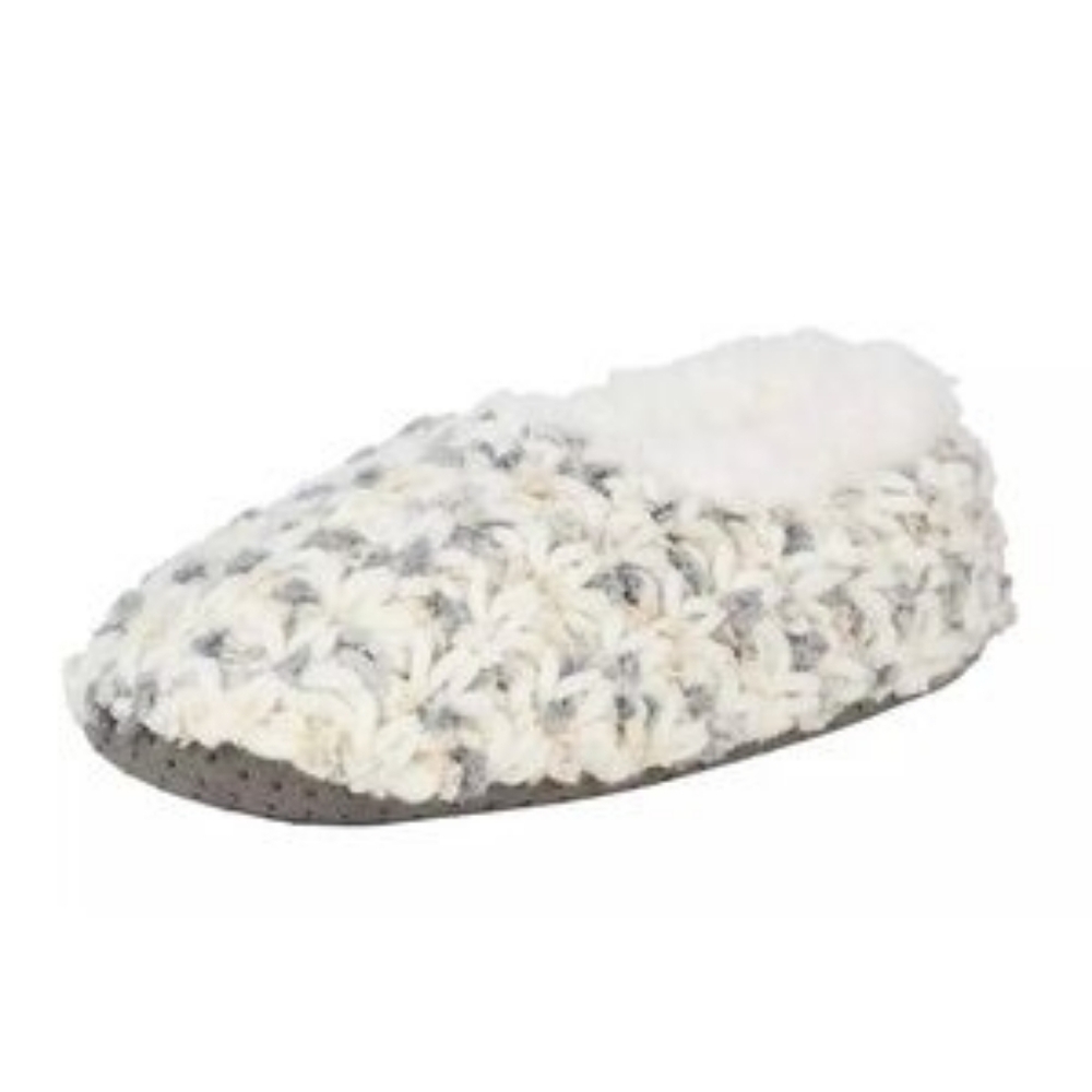 NWT Northeast Outfitters Women's Cozy Cabin Slippers Size S/M (Spacedye Taupe)